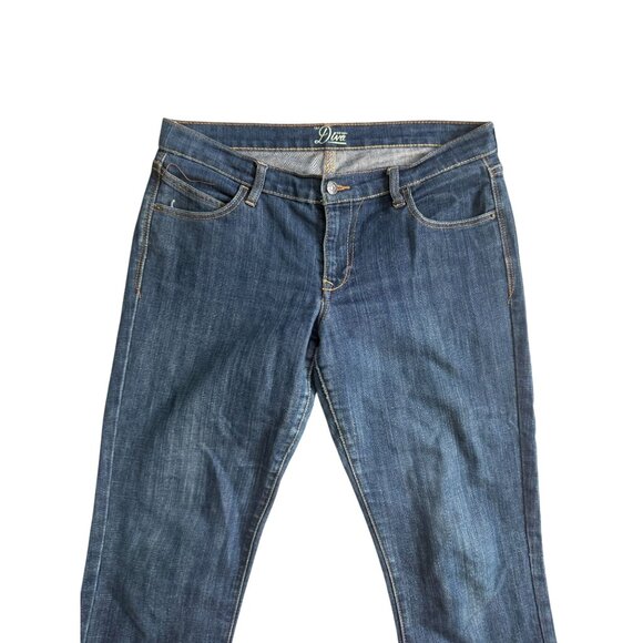 OLD NAVY The Diva Blue Straight Leg Jeans Size 12 Long - Picture 5 of 8